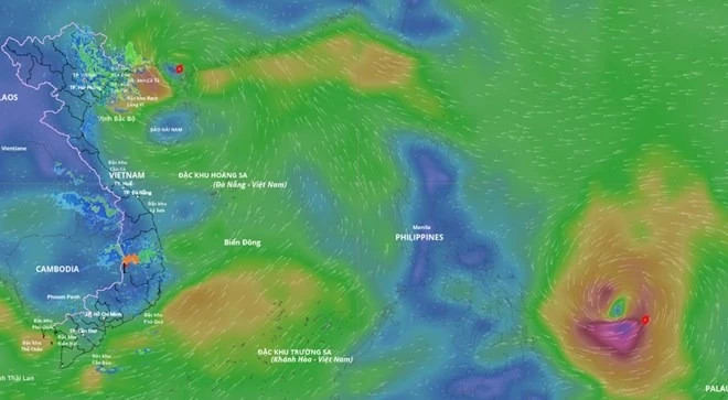 Trưa nay, bão số 9 Ragasa đổ bộ, gây mưa to gió mạnh cao điểm trong ngày 25.9