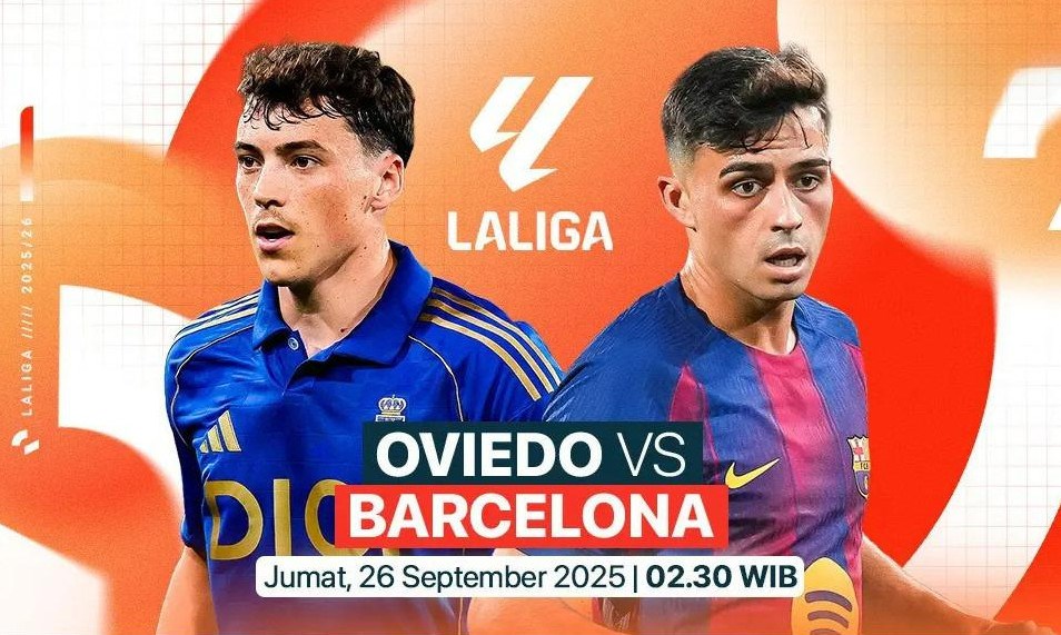 យោបល់លើការប្រកួត Real Oviedo vs Barcelona ម៉ោង 2:30 ព្រឹក ថ្ងៃទី 26 ខែកញ្ញា៖ ដេញតាមគូប្រជែង Madrid - រូបថត 1