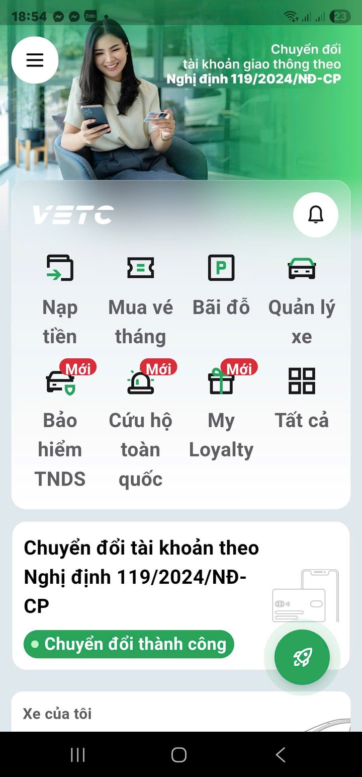 Đến thời điểm này, đã có khoảng hơn 3 triệu/tổng số 5,8 triệu tài khoản giao thông kết nối với phương tiện thanh toán không dùng tiền mặt. (Ảnh: Phạm Duy).