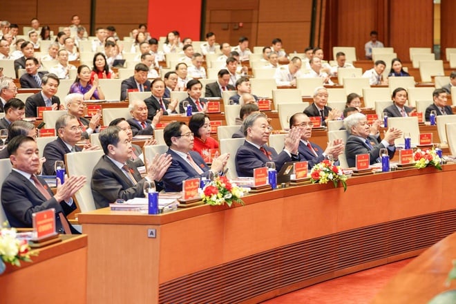 Tổng Bí thư Tô Lâm dự Đại hội Đảng bộ Quốc hội nhiệm kỳ 2025 - 2030 - Ảnh 3.