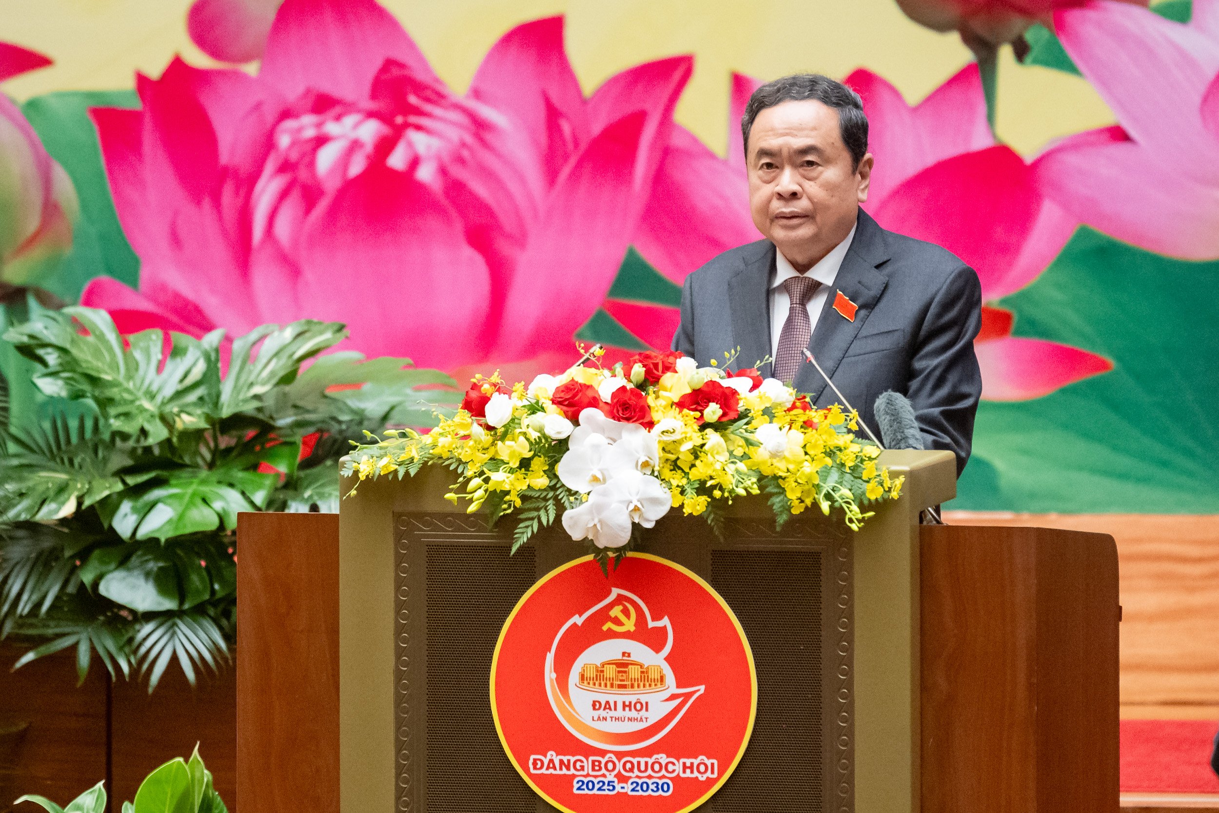 Tổng Bí thư Tô Lâm dự Đại hội Đảng bộ Quốc hội nhiệm kỳ 2025 - 2030 - Ảnh 1.