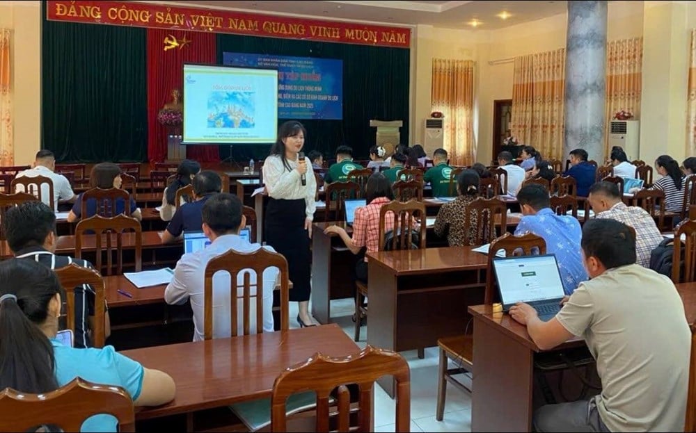 Cao Bang: Verbetering van de effectiviteit van digitale transformatietoepassingen in toeristische activiteiten - foto 1