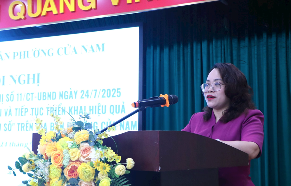 Phường Cửa Nam: Đưa chuyển đổi số gắn chặt với các phong trào thi đua yêu nước - ảnh 1
