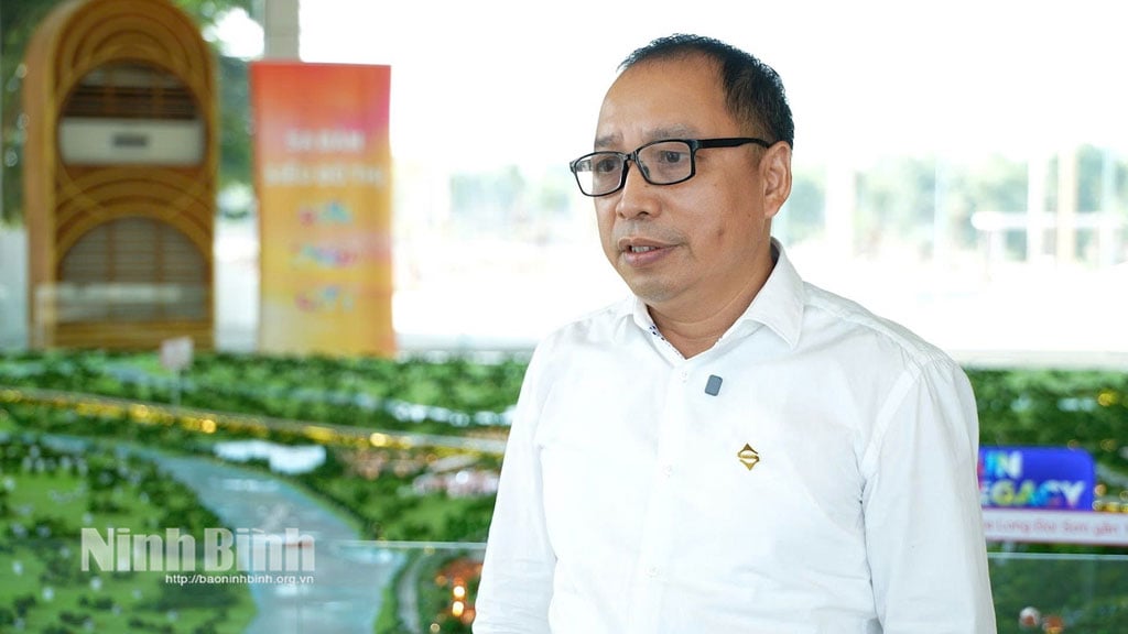 Ông Trịnh Xuân Nam, Giám đốc Công ty Cổ phần Mặt Trời Hà Nam ( thành viên Tập đoàn Sun Group).