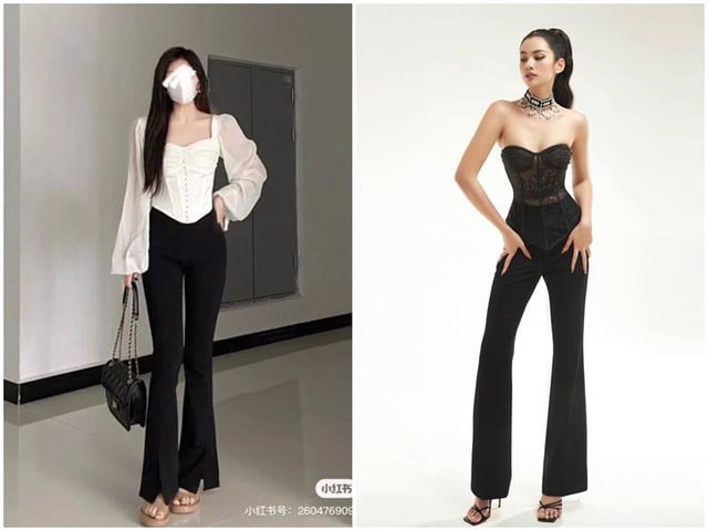 Cách phối đồ với quần ống loe theo dáng người - Ảnh 4.