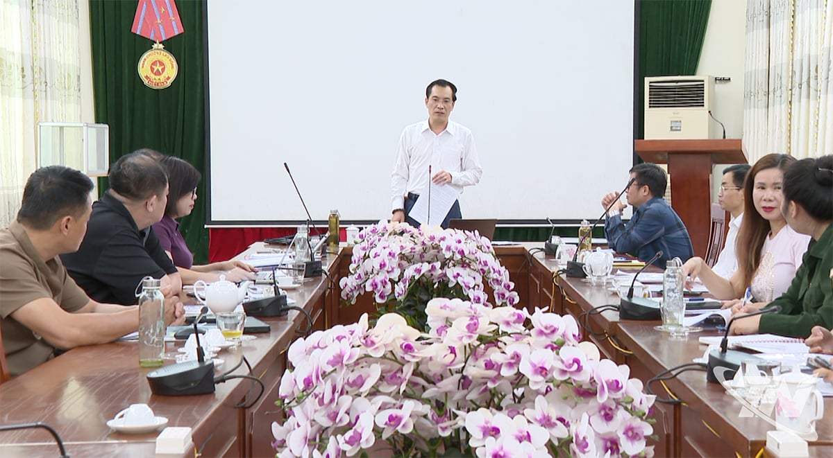 Lãnh đạo Báo và Phát thanh, Truyền hình Thái Nguyên báo cáo tiến độ thực hiện Gameshow Dân ta phải biết sử ta năm 2025.