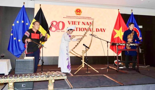 Lễ kỷ niệm 80 năm Quốc khánh Việt Nam tại Bỉ: Khép lại hành trình lưu diễn văn hóa đặc biệt - Ảnh 2.