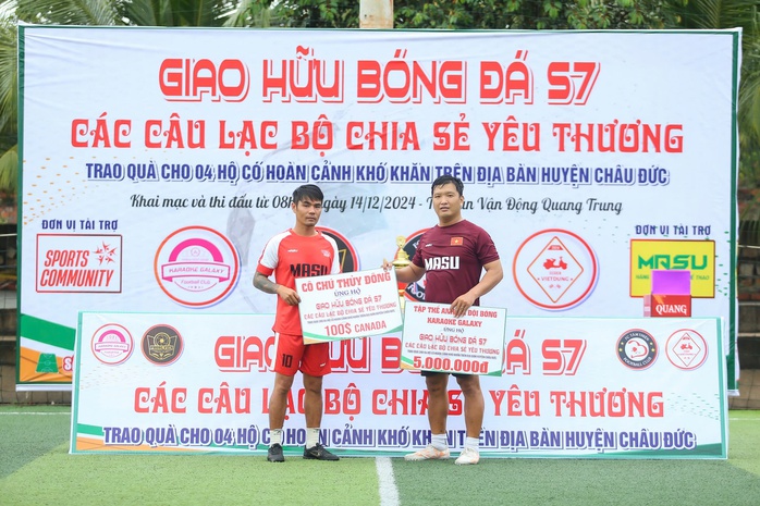 Trận đấu thiện nguyện quyên góp, tặng quà người nghèo ở Bà Rịa - Vũng Tàu- Ảnh 4.