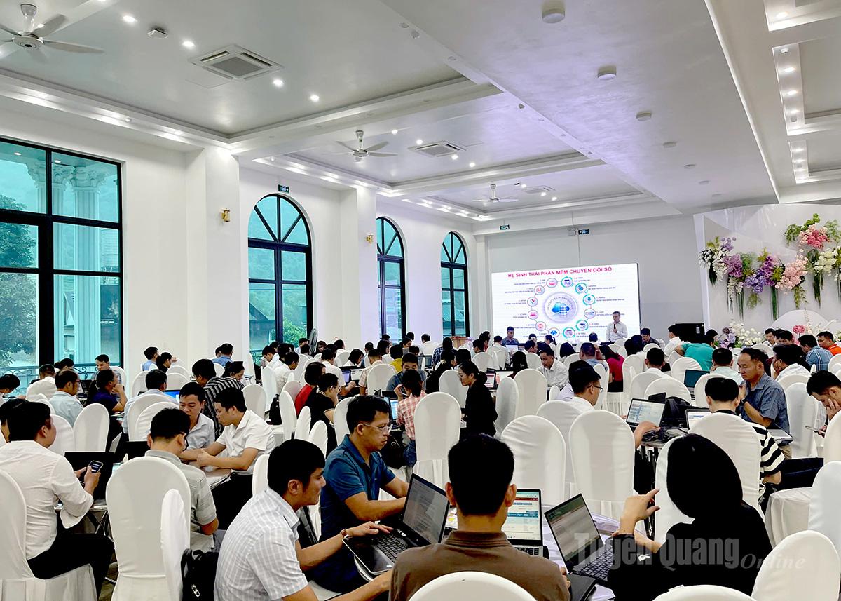 Overview of the training session at Restaurant 123 (Nguyen Van Linh Street, Ha Giang 1 Ward).
