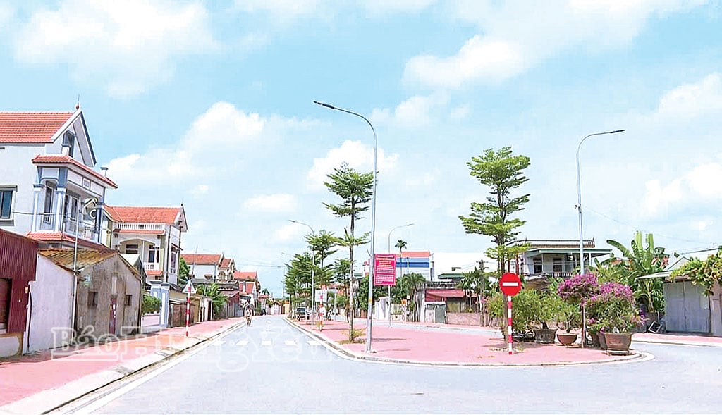 비엣옌 코아누 2 마을의 인프라는 동시에 투자되었습니다.