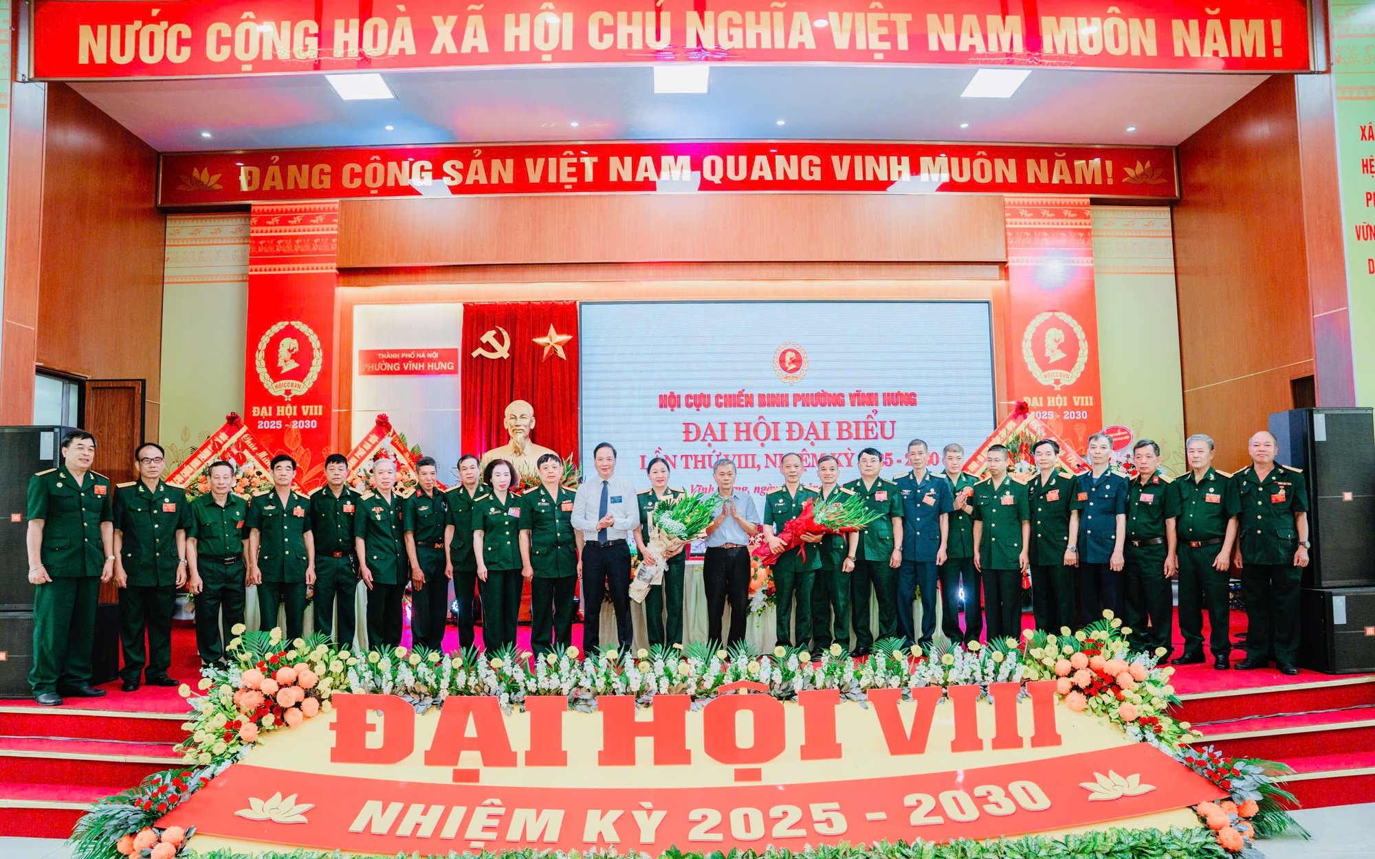 Ban Chấp hành Hội CCB phường Vĩnh Hưng ra mắt Đại hội