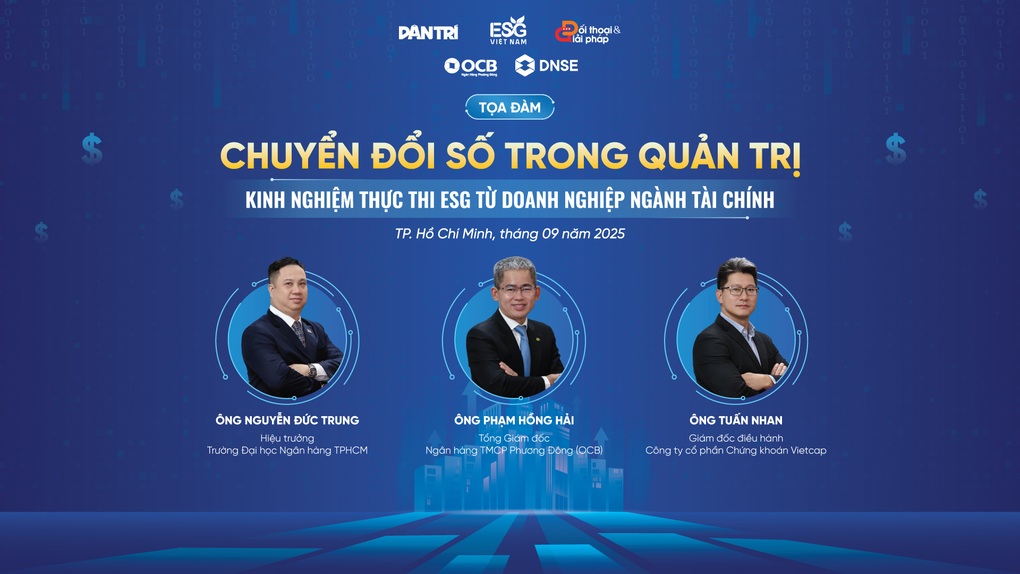 Báo Dân trí tổ chức tọa đàm Chuyển đổi số trong quản trị ngành tài chính - 1