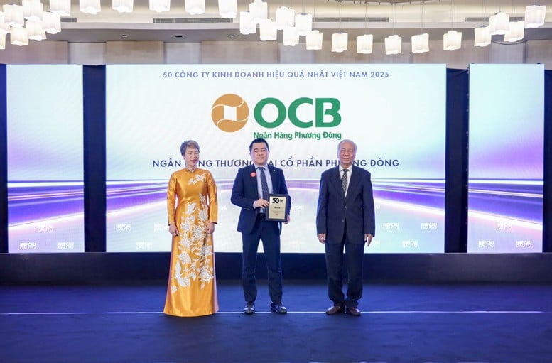 OCB ត្រូវបានផ្តល់កិត្តិយសក្នុងក្រុមហ៊ុនអាជីវកម្មដែលមានប្រសិទ្ធភាពបំផុតទាំង 50 នៅវៀតណាម - រូបថត 1.
