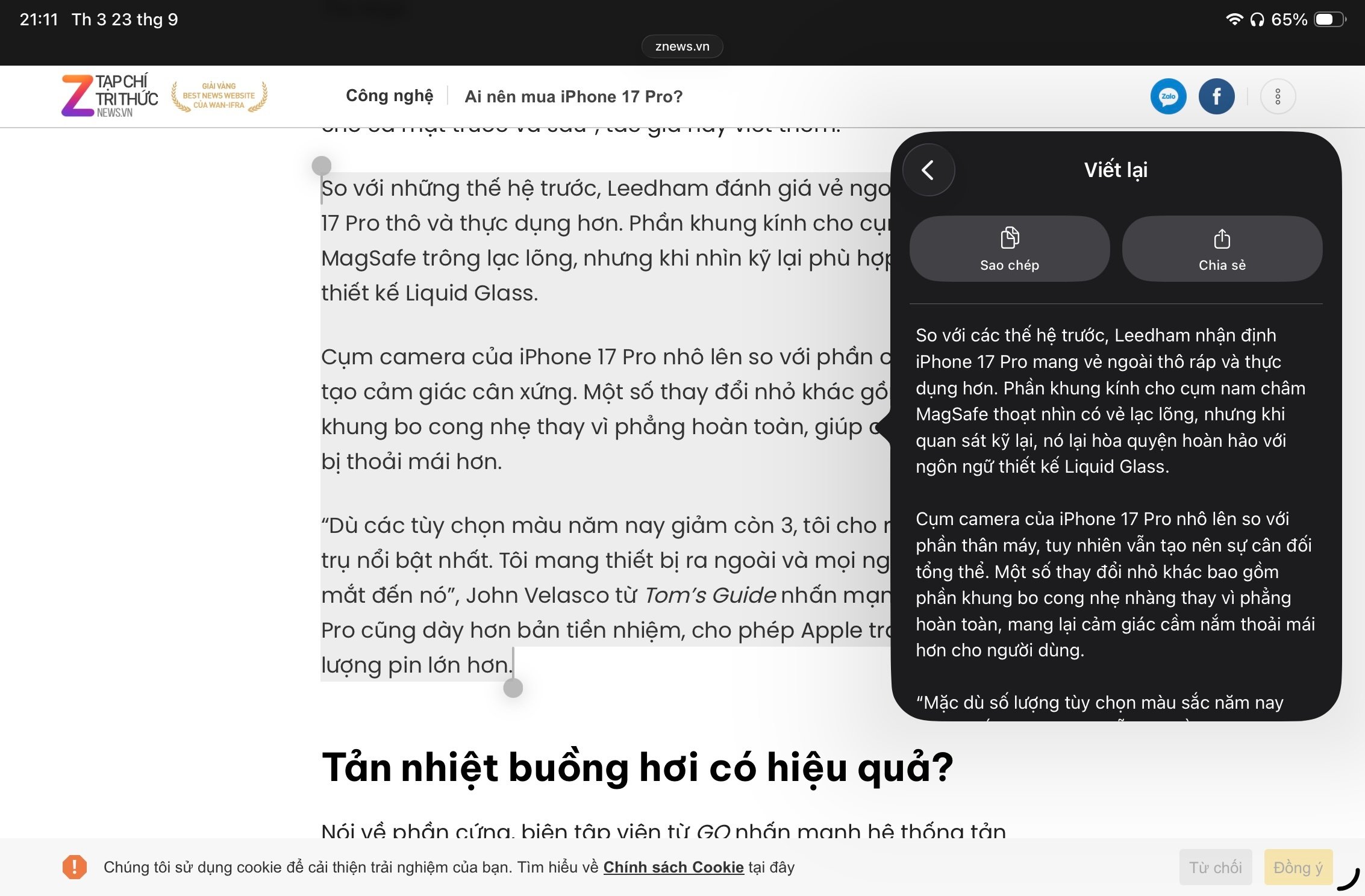 Apple Intelligence tieng Viet,  AI cua Apple,  tri tue nhan tao,  dung thu Apple Intelligence anh 2