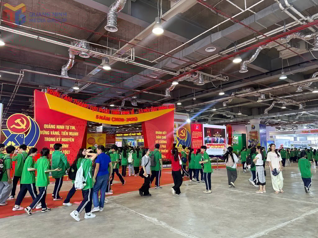 The exhibition attracted a large number of people.
