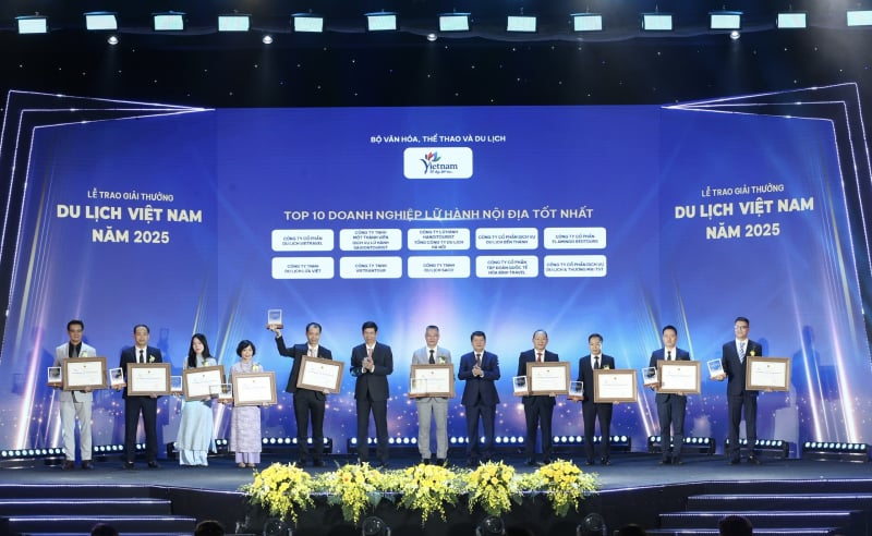 ពានរង្វាន់ទេសចរណ៍វៀតណាមឆ្នាំ 2025 ផ្តល់កិត្តិយសដល់អាជីវកម្មធម្មតាចំនួន 113 និងអង្គភាព -0