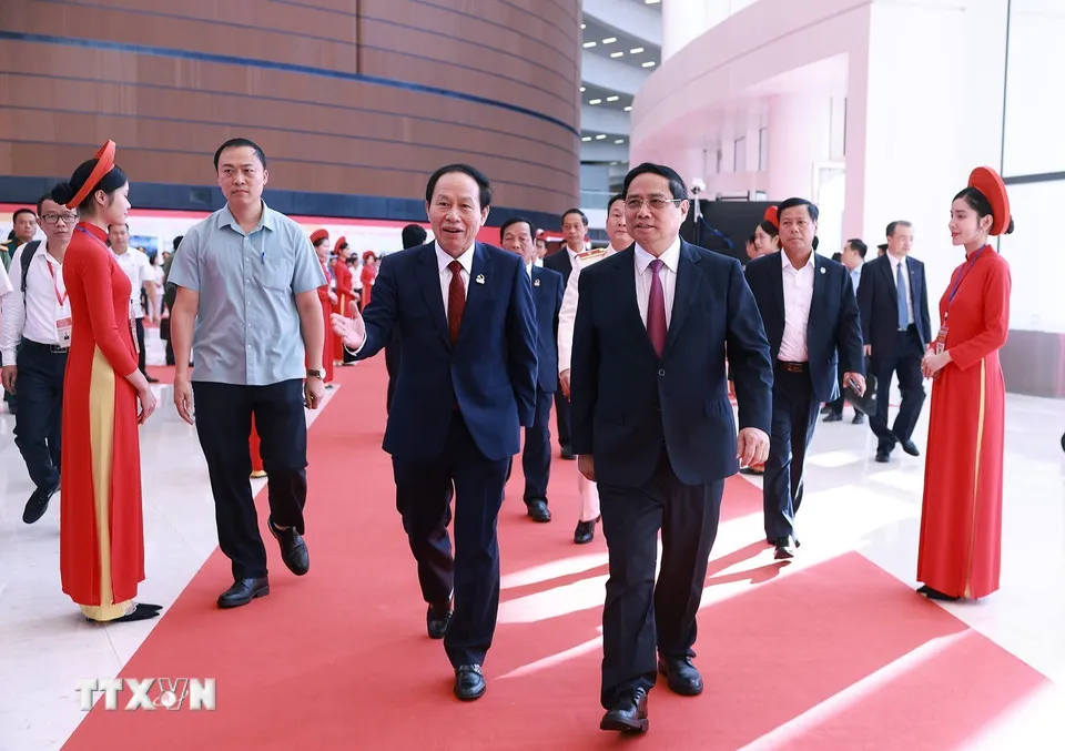 Thủ tướng Phạm Minh Chính dự và chỉ đạo Đại hội Đảng bộ thành phố Hải Phòng lần thứ I- Ảnh 1.