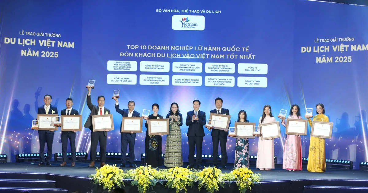 113 tập thể xuất sắc được vinh danh tại Giải thưởng Du lịch Việt Nam 2025 - Ảnh 3.