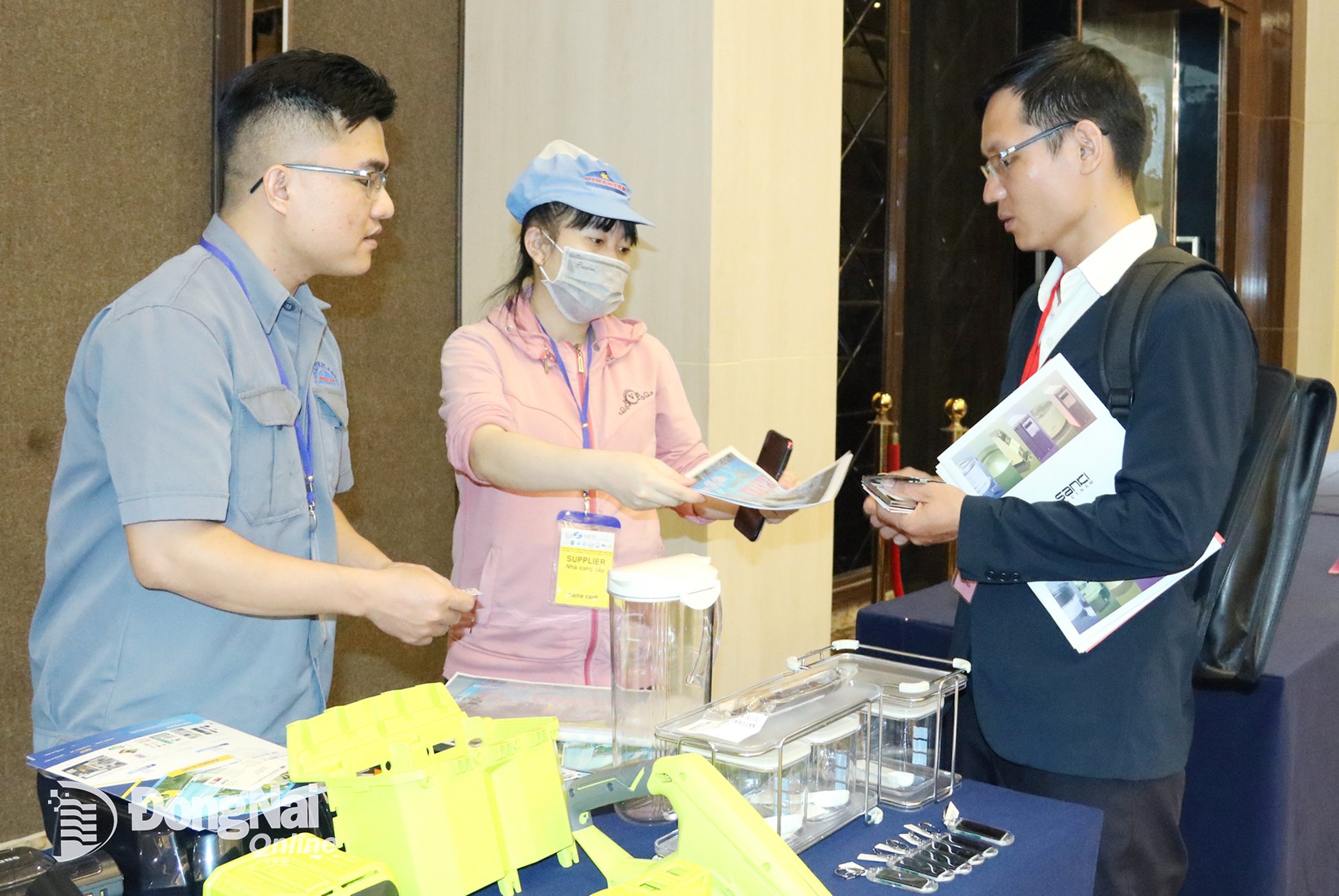 Các doanh nghiệp tham gia kết nối giao thương tại Hội nghị Kết nối giao thương giữa doanh nghiệp Việt Nam và doanh nghiệp Nhật Bản do UBND tỉnh tổ chức năm 2024. Ảnh: Vương Thế