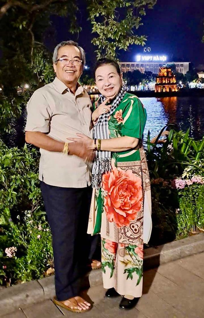 Kiều Mỹ Dung, Trần Thiện và cuộc gặp gỡ đầy xúc động với thầy NSND Nguyễn Ngọc Phương - Ảnh 5.