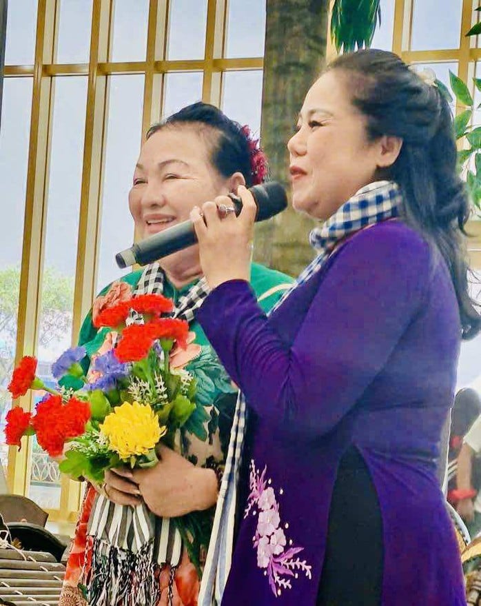 Kiều Mỹ Dung, Trần Thiện và cuộc gặp gỡ đầy xúc động với thầy NSND Nguyễn Ngọc Phương - Ảnh 6.