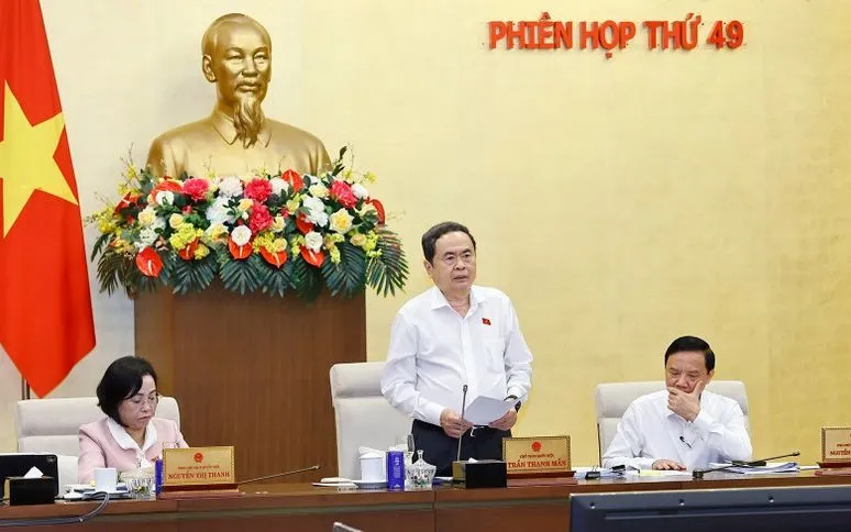 Chủ tịch Quốc hội Trần Thanh Mẫn phát biểu bế mạc Phiên họp