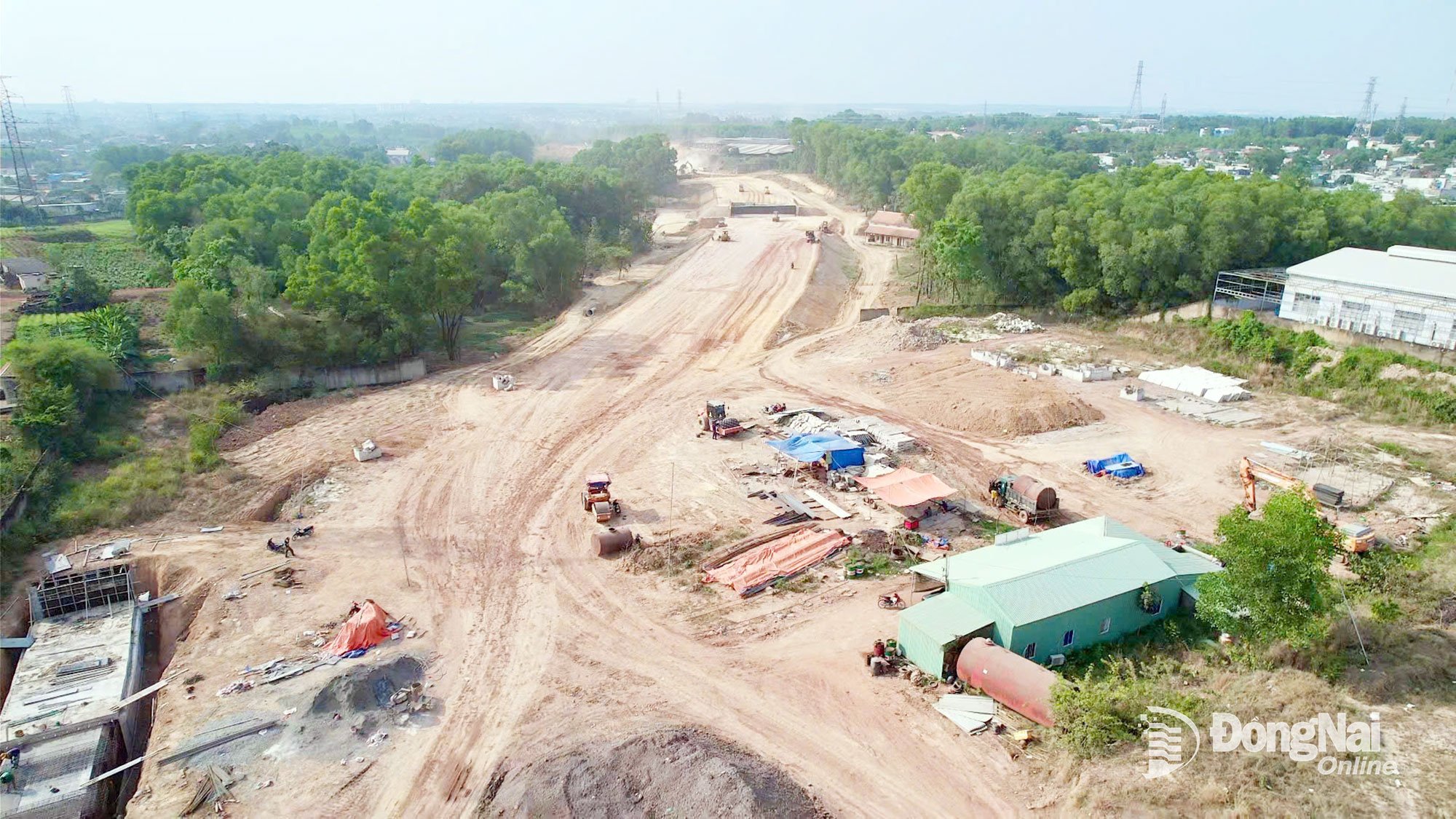The Bien Hoa - Vung Tau expressway project through Dong Nai is being accelerated. Photo by Contributor