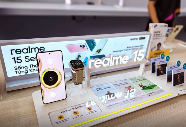 Trình làng dòng smartphone realme 15 series, trang bị hệ thống AI mạnh mẽ - Ảnh 2.