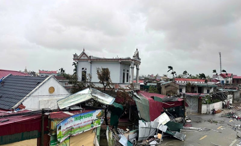ព្យុះ​លេខ​១០​បាន​បង្ក​ការ​ខូច​ខាត​ធ្ងន់​ដល់​ថាញ់​ហ្វា-០