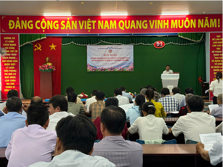 Trợ giúp pháp lý gắn kết pháp luật với đời sống văn hóa cộng đồng- Ảnh 1.