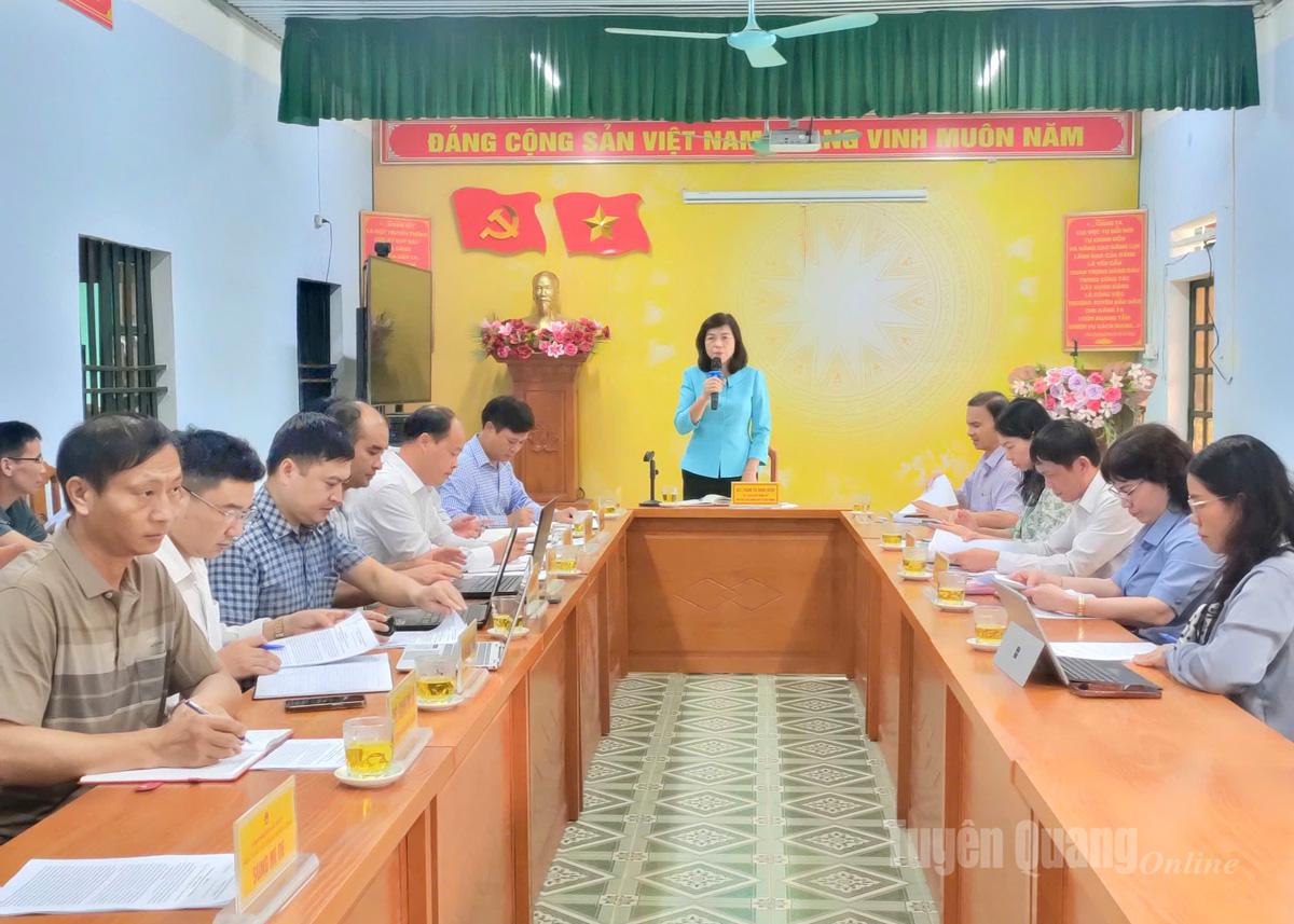 សមមិត្ត Pham Thi Minh Xuan សមាជិកគណៈកម្មាធិការអចិន្ត្រៃយ៍បក្សខេត្ត អនុប្រធានក្រុមប្រឹក្សាប្រជាជនខេត្តបានមានប្រសាសន៍ក្នុងសម័យប្រជុំជាមួយឃុំ Can Ty។