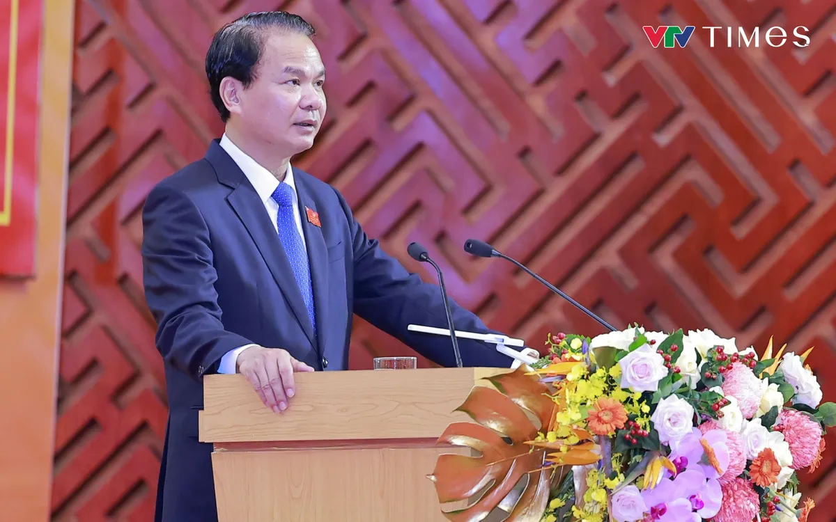 Bí thư Tỉnh ủy Đặng Xuân Phong phát biểu khai mạc Đại hội