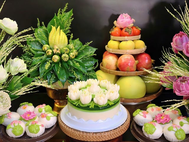 Mâm cỗ chay ngày Rằm: Khi ẩm thực trở thành lời cầu nguyện bình an - Ảnh 4.