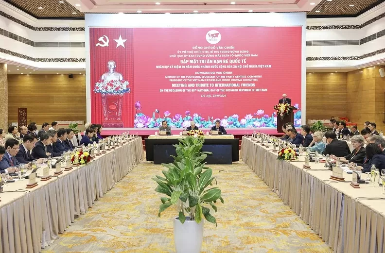 Tri ân tình cảm và đóng góp của bạn bè quốc tế dành cho Việt Nam