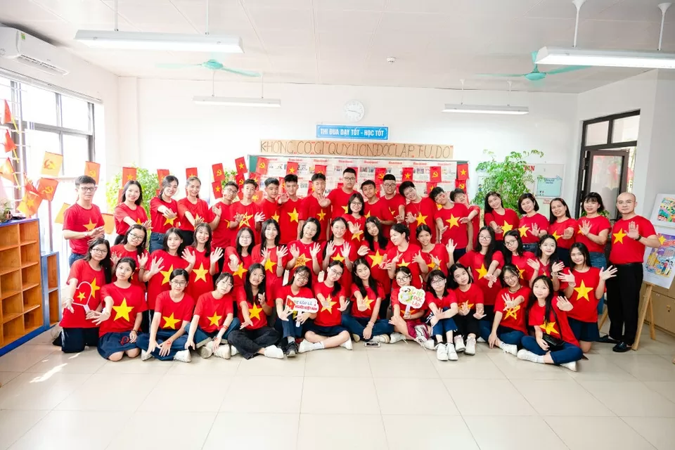 Quốc khánh 2/9: Nhà trường khơi tình yêu quê hương đất nước, lòng biết ơn và trách nhiệm với tương lai dân tộc của thế hệ học sinh