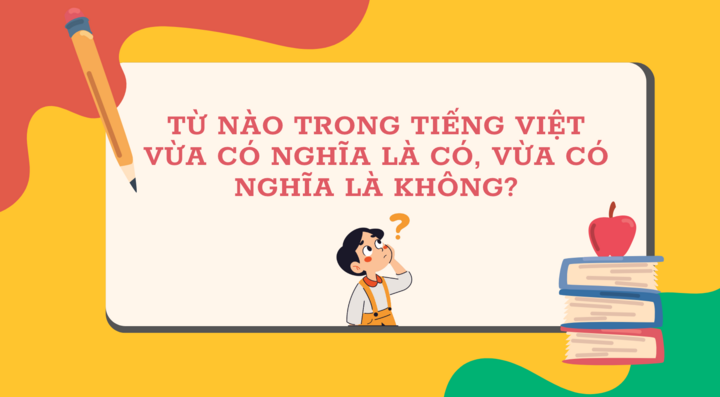 Hvilket vietnamesisk ord betyr både ja og nei? - 1