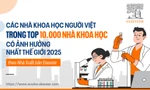 Vietnamese scientists in the Top 10,000 Most Influential Scientists in the World 2025