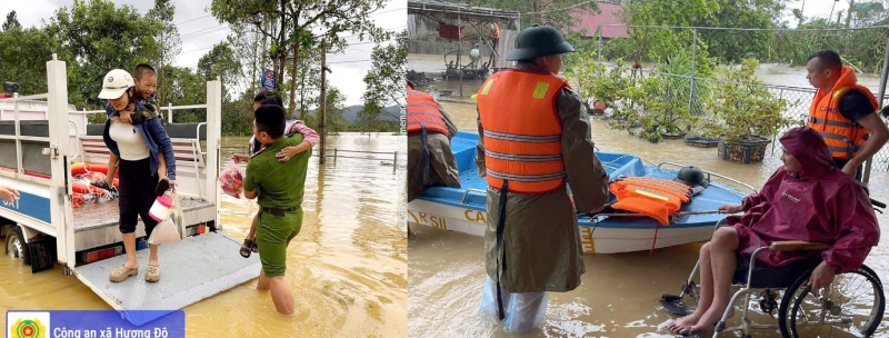 After storm No. 10, Ha Tinh people struggle with floods -0