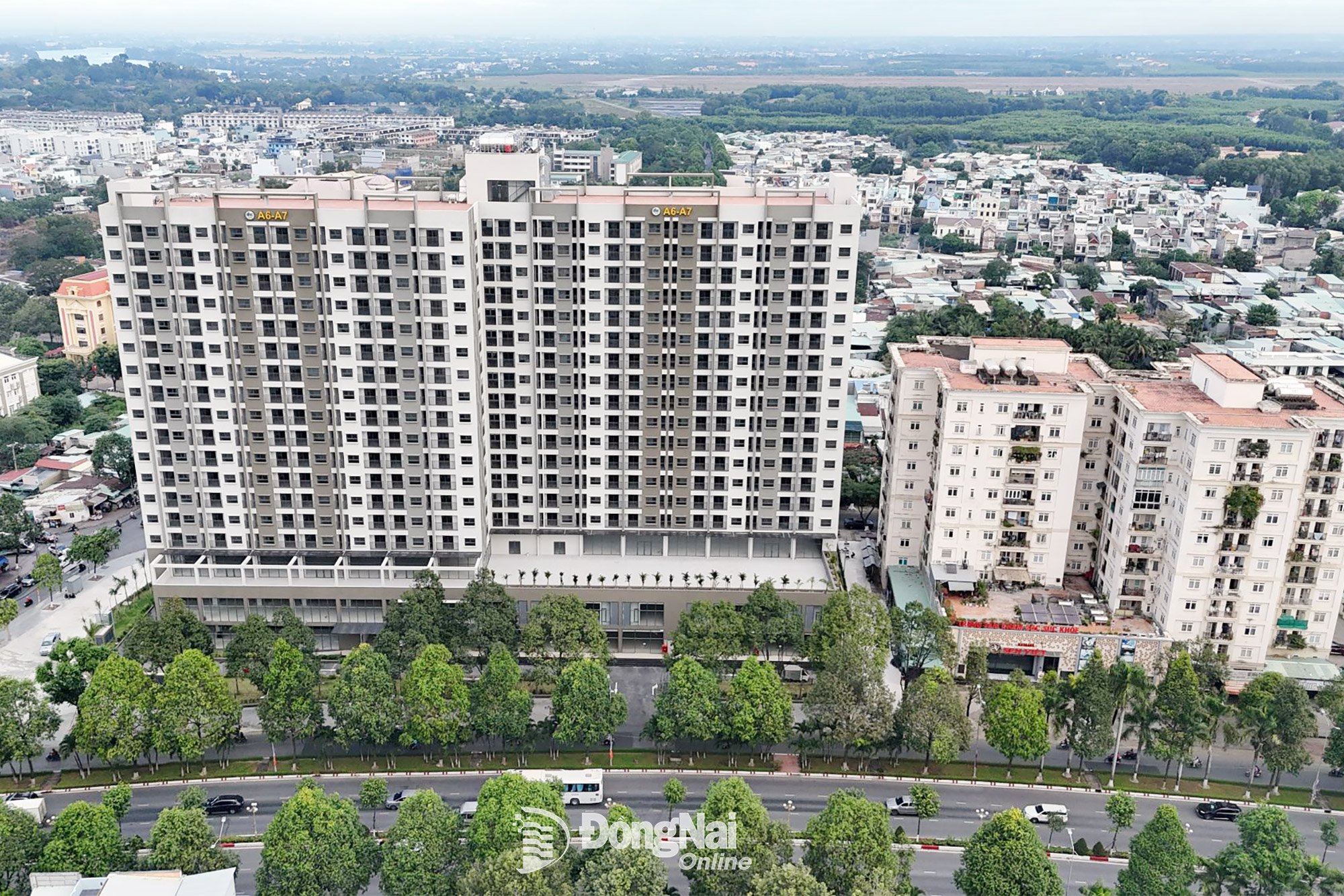 តំបន់លំនៅដ្ឋានសង្គមនៅវួដ Tran Bien ខេត្ត Dong Nai។