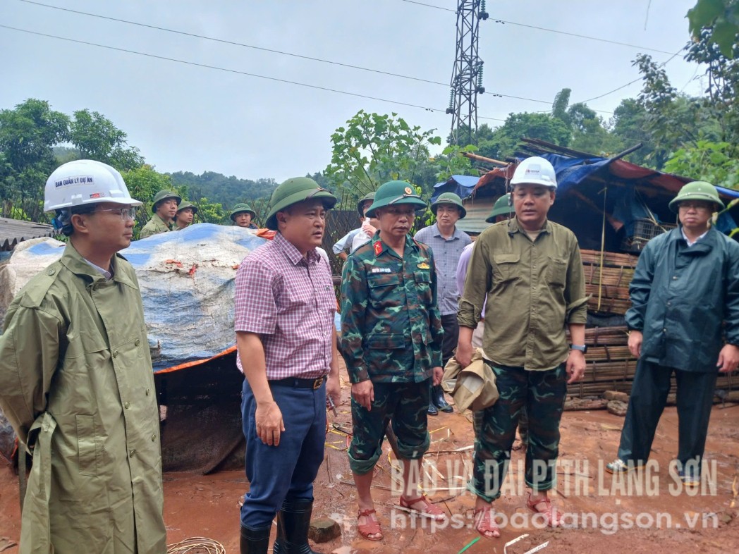 ក្រុមការងារចុះពិនិត្យទីតាំងជាក់ស្តែង គ្រោះរអិលបាក់ដី នៅឃុំណាសំ។