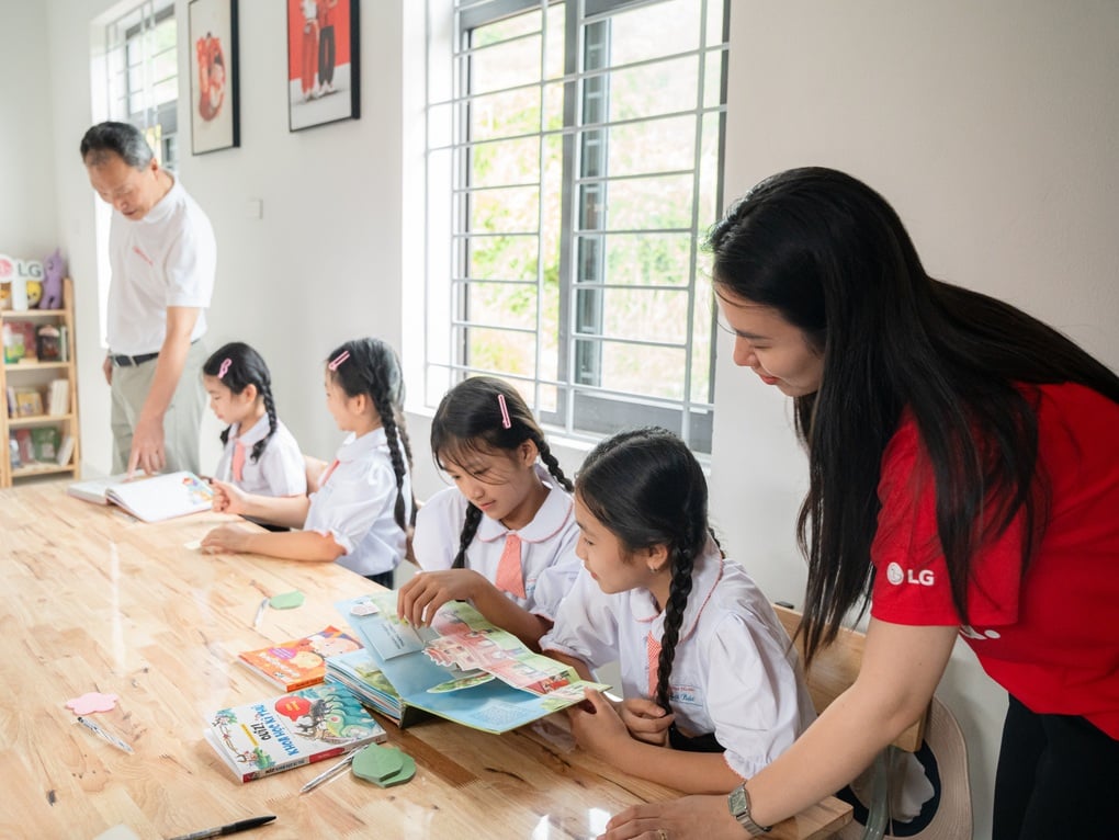 LG lan tỏa văn hóa đọc sách đến với trẻ em vùng cao - 4