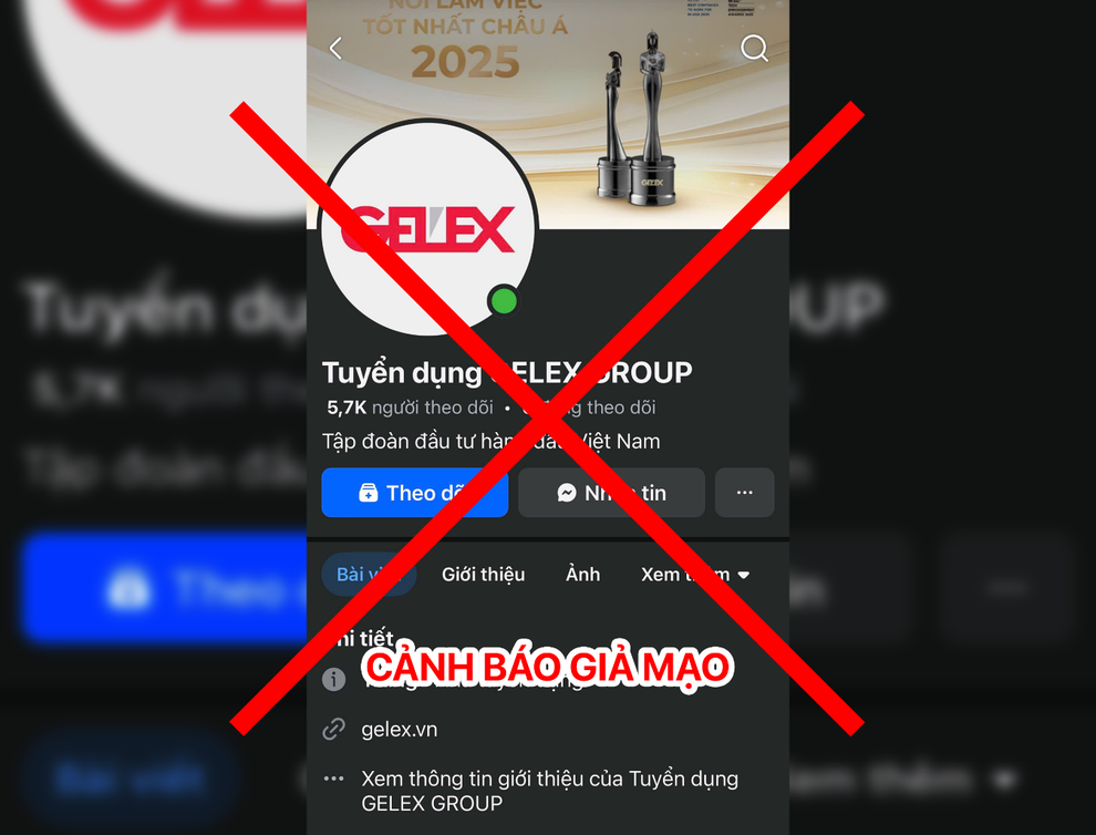 Cảnh báo thủ đoạn lừa đảo tuyển dụng mạo danh GELEX - 1
