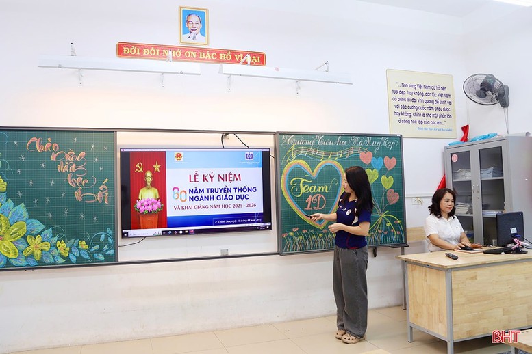 Kỷ niệm 80 năm truyền thống ngành Giáo dục và Lễ khai giảng đặc biệt- Ảnh 7.