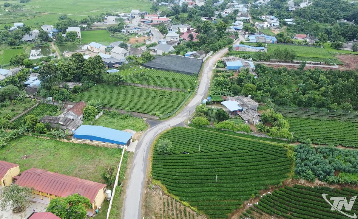 Một góc xã La Bằng - một trong những vùng quê “đáng sống” trên địa bàn tỉnh.
