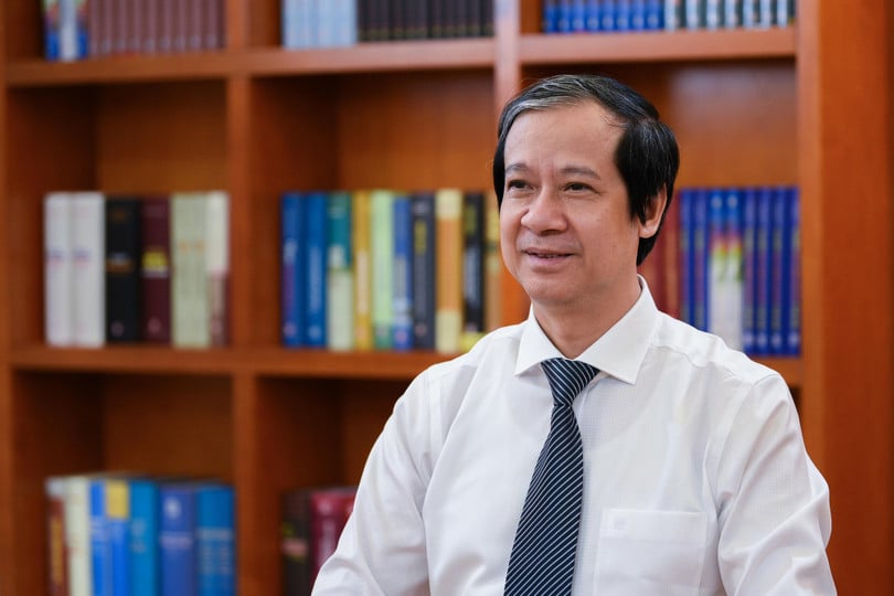 Bộ trưởng Bộ Giáo dục và Đào tạo Nguyễn Kim Sơn. (Ảnh: PV/Vietnam+)