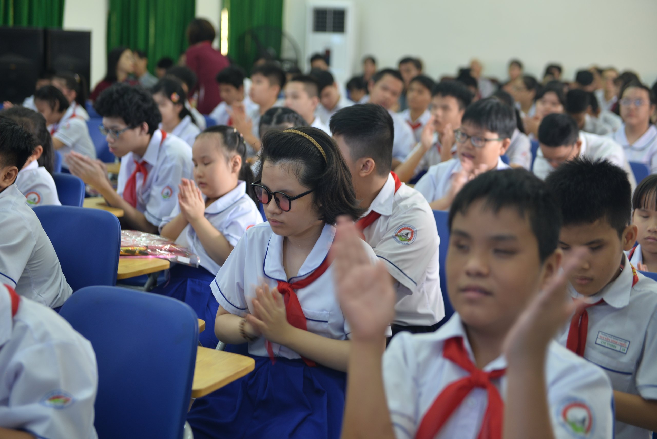 Lễ khai giảng xúc động tại trường khiếm thị Nguyễn Đình Chiểu- Ảnh 8.