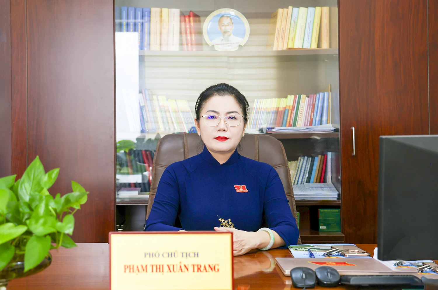 đồng chí Phạm Thị Xuân Trang - Phó Chủ tịch HĐND tỉnh Khánh Hòa.
