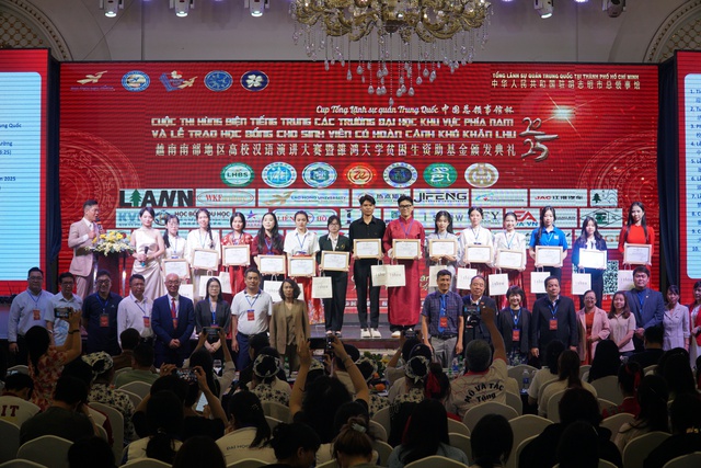 Hơn 500 sinh viên của 21 trường đại học, cao đẳng tham gia hùng biện tiếng Trung- Ảnh 1.