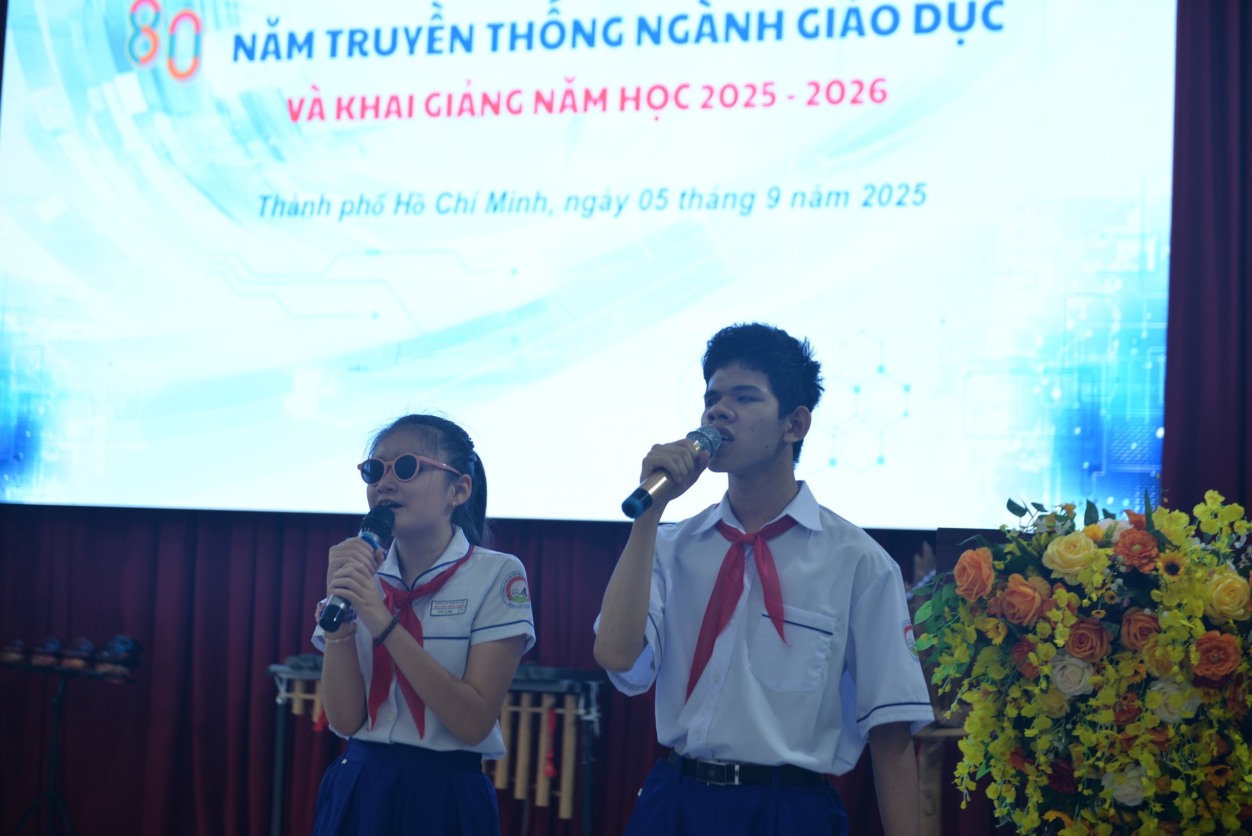 Lễ khai giảng xúc động tại trường khiếm thị Nguyễn Đình Chiểu- Ảnh 10.