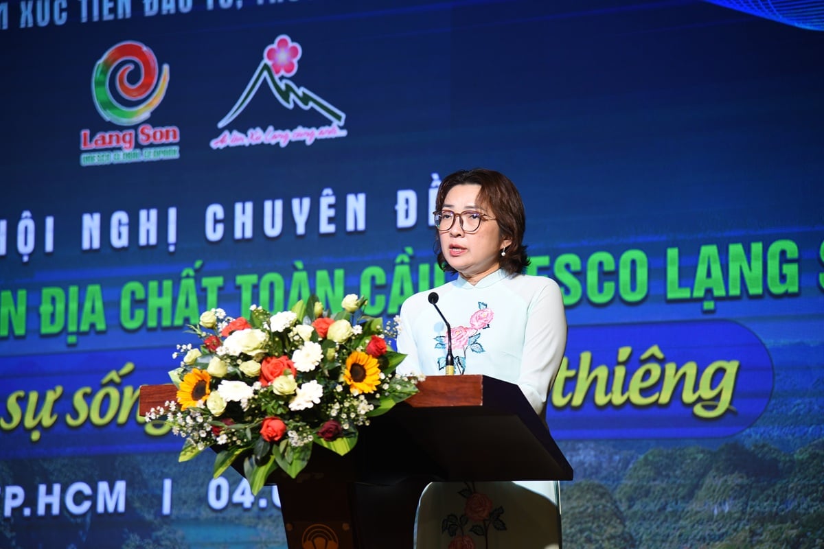 Lạng Sơn tổ chức Hội nghị chuyên đề giới thiệu Công viên địa chất toàn cầu UNESCO Lạng Sơn tại thành phố Hồ Chí Minh - Ảnh 4.